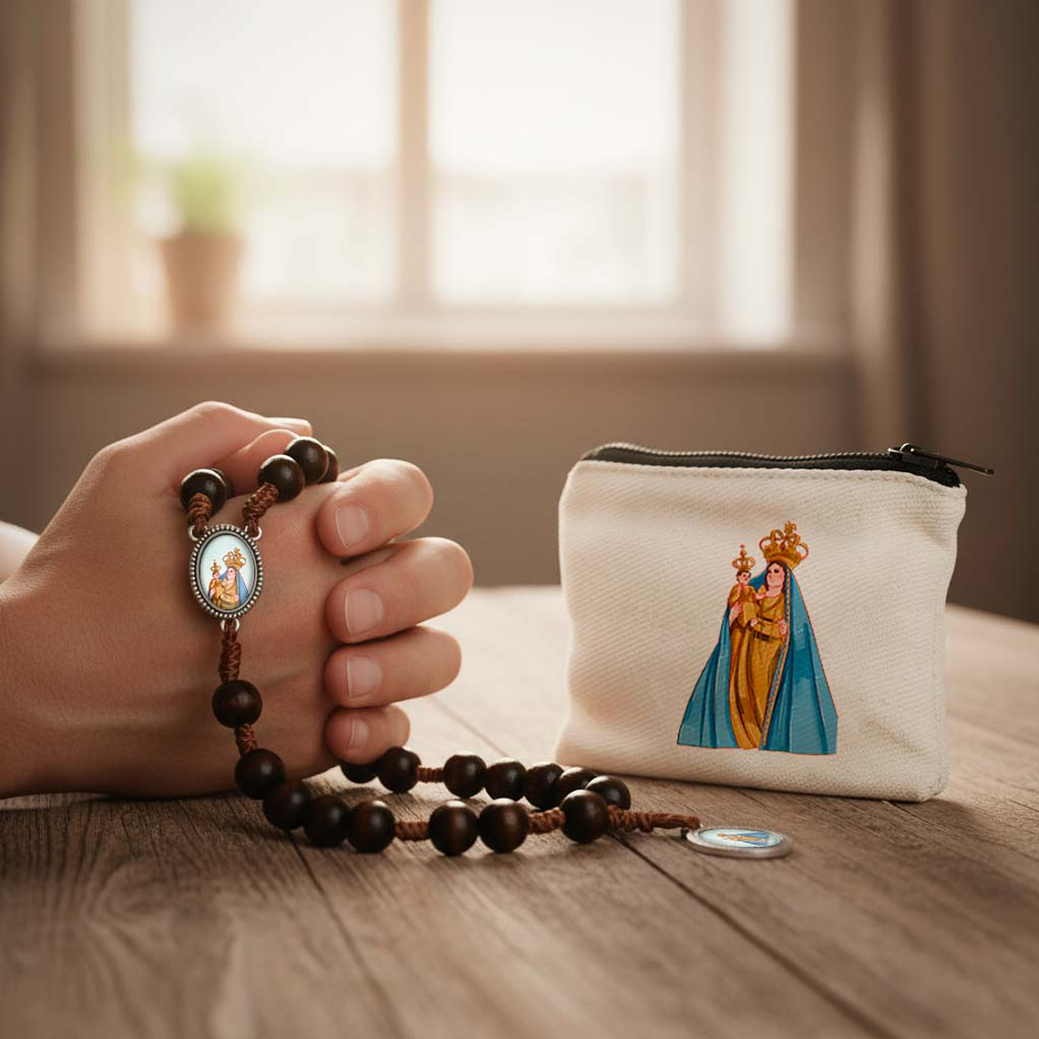 Carteira para terço de Nossa Senhora dos Mártires 3