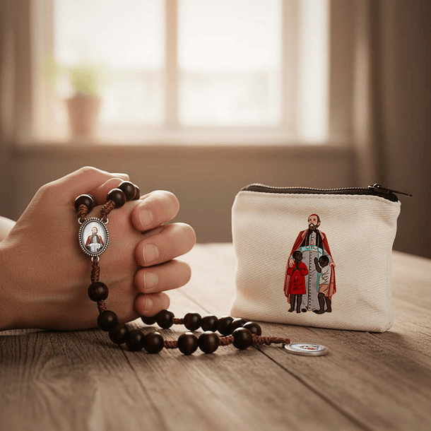 Carteira para terço de São Daniel Comboni 3