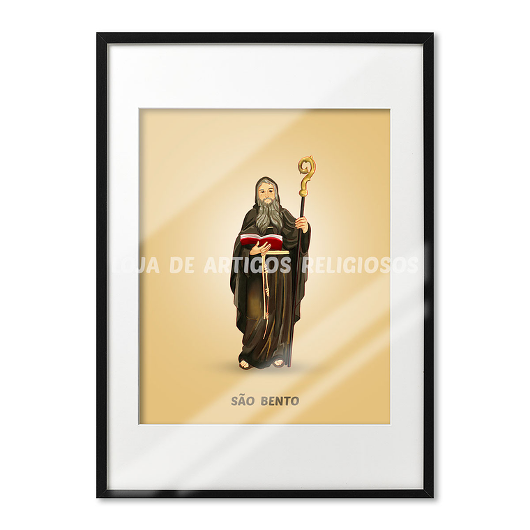 Saint Benedict Poster 1
