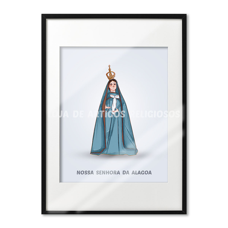 Póster de Nuestra Señora de Alagoa 1