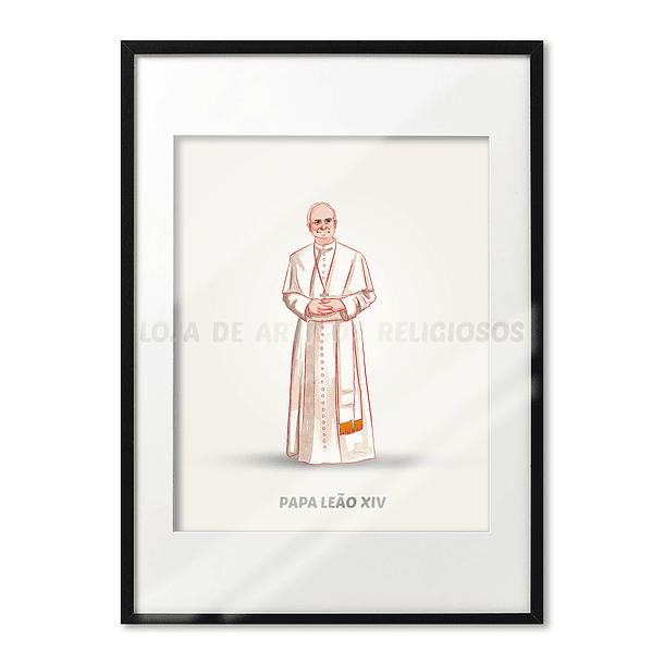 Póster del Papa León XIV 1