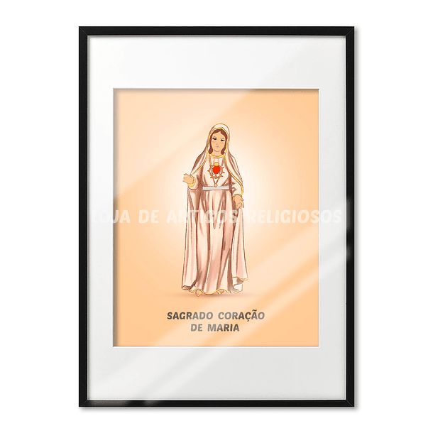 Poster del Sacro Cuore di Maria 1
