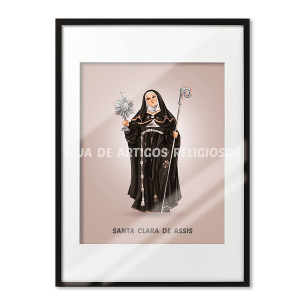 Saint Clare of Assisi Poster 1