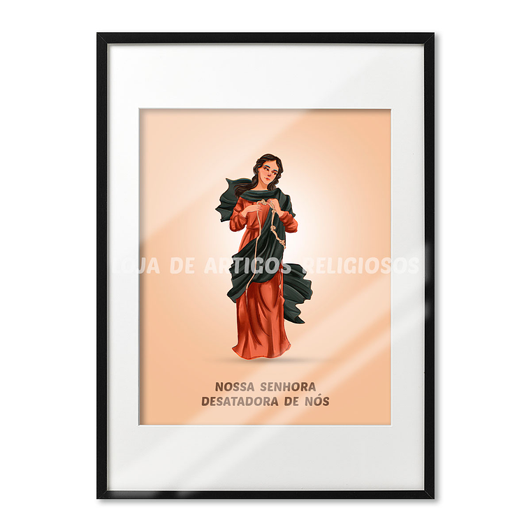 Poster Nossa Senhora desatadora de Nós 1