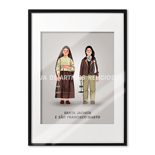 Poster de Santa Jacinta e São Francisco Marto