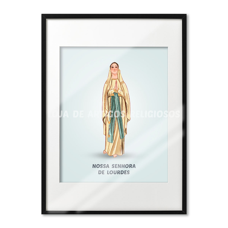 Poster de Nossa Senhora de Lourdes 1
