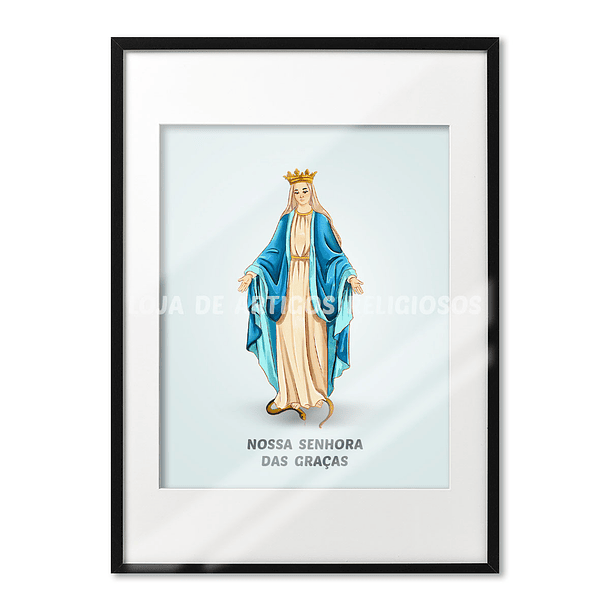 Poster de Nossa Senhora das Graças 1