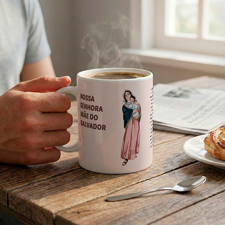 Caneca de Nossa Senhora Mãe do Salvador 2