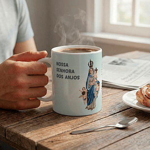 Caneca de Nossa Senhora dos Anjos