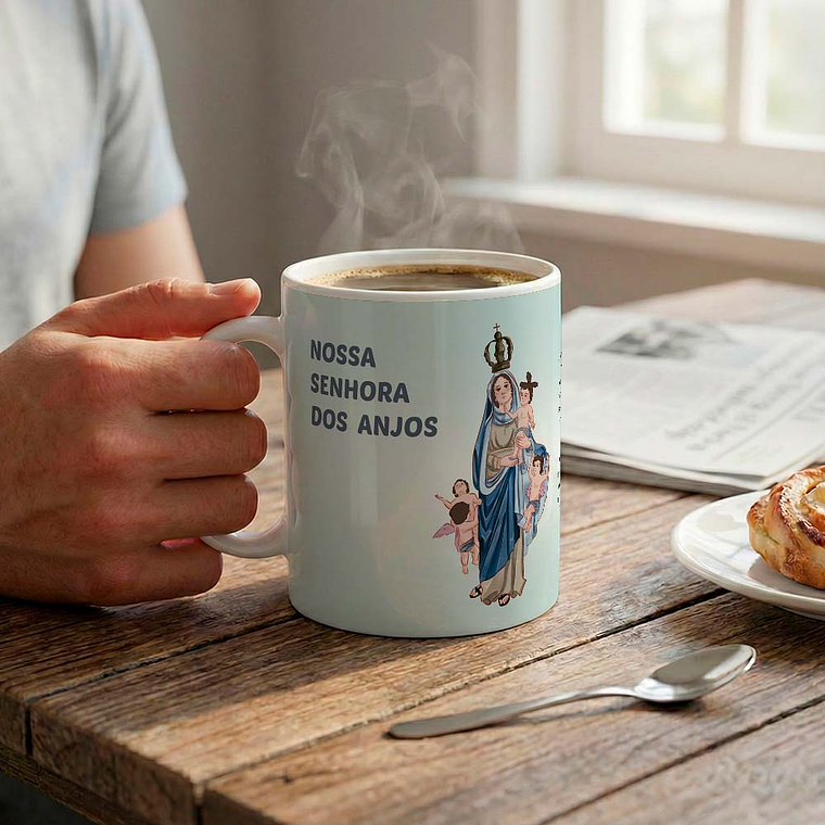 Caneca de Nossa Senhora dos Anjos 2