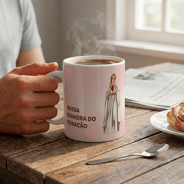 Caneca de Nossa Senhora do Coração 2