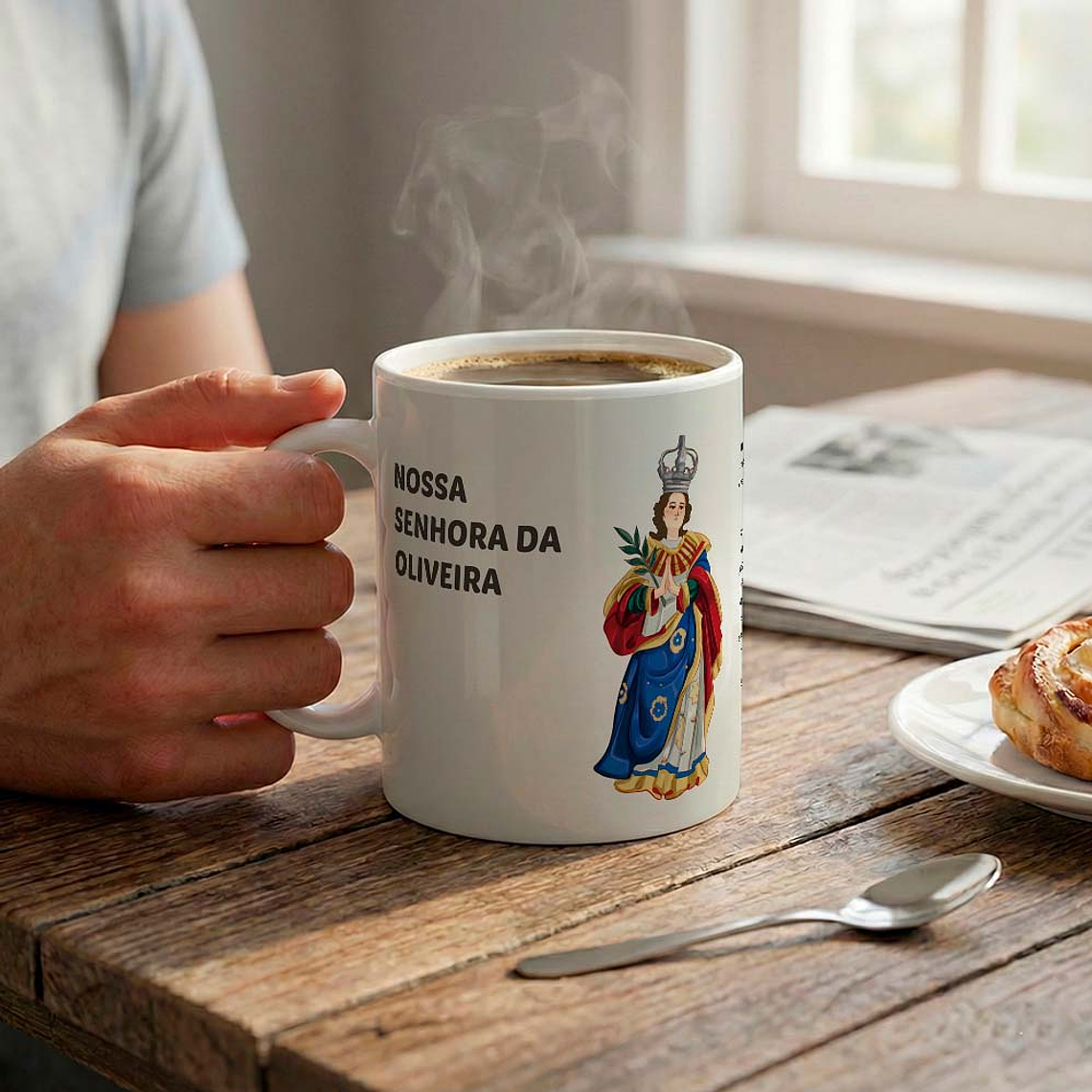 Our Lady of the olive tree Mug 2