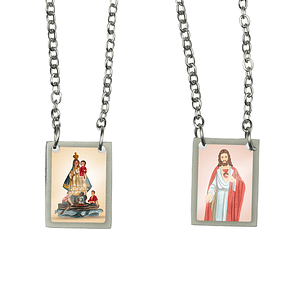 Our Lady of Agony Stainless Steel Scapular
