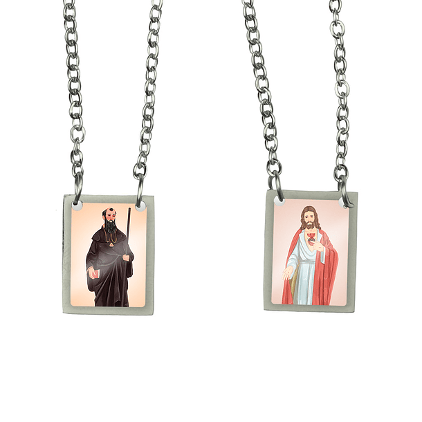 Saint Anthony Stainless Steel Scapular 1