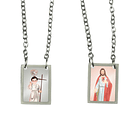 Escapulário de aço do Bom Jesus Menino 1