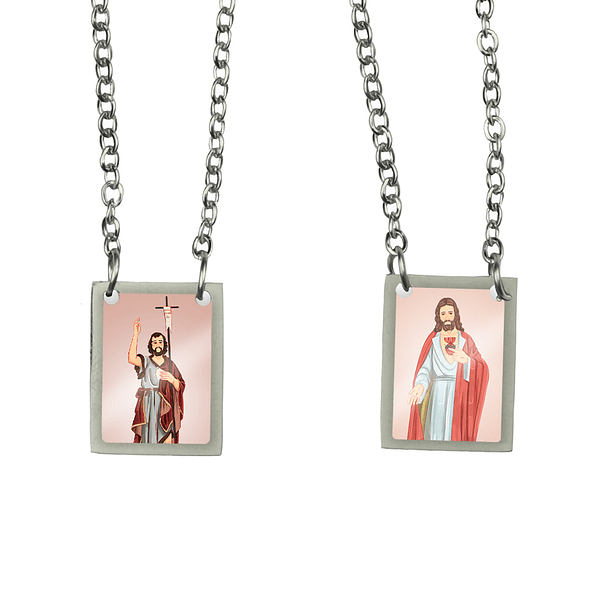 Escapulario de acero de San Juan Bautista 1