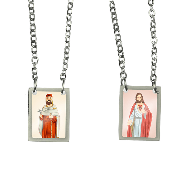 Saint John de Britto Stainless Steel Scapular 1