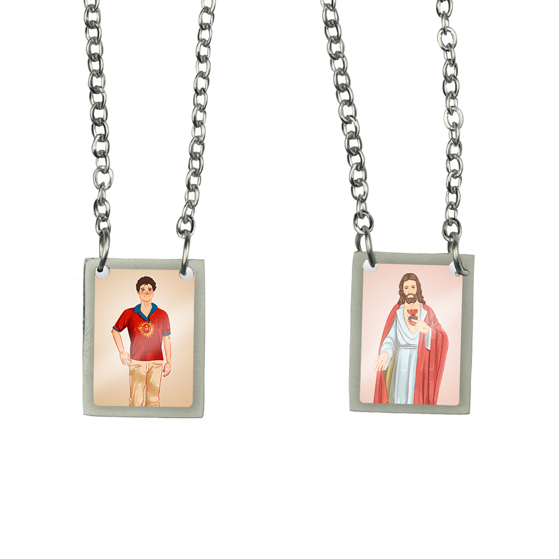 Escapulario de acero de San Carlos Acutis 1