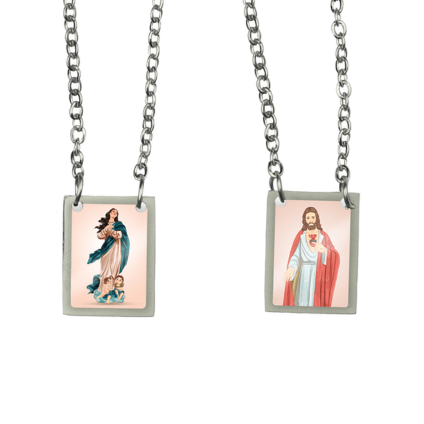 Escapulário de aço de Nossa Senhora da Conceição 1