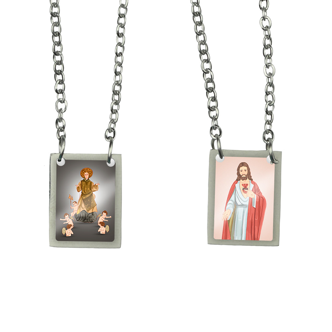 Escapulário de aço de São Cono 1
