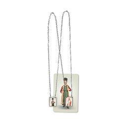 Saint Cosmas Stainless Steel Scapular