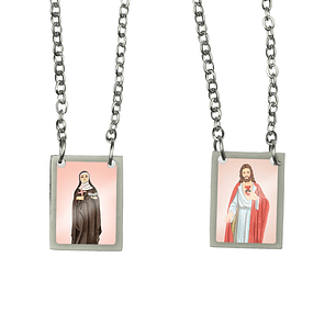 Saint Bridget Stainless Steel Scapular