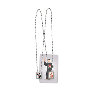 Saint Charbel Stainless Steel Scapular