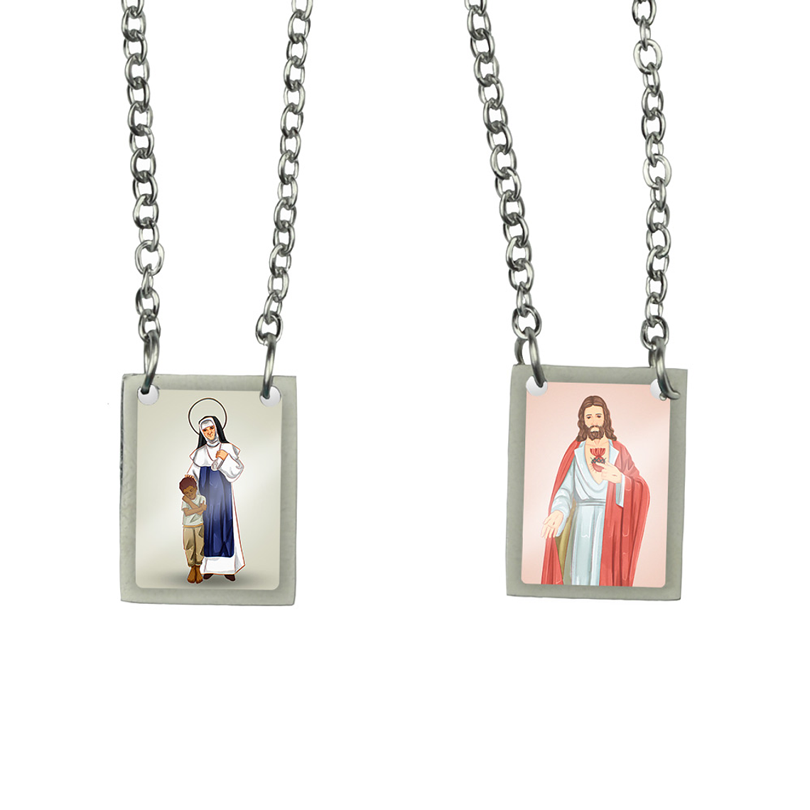 Escapulario de acero de Santa Dulce 1