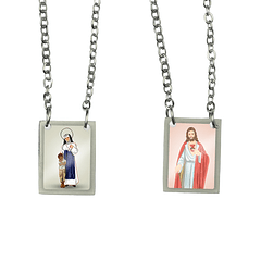Scapulaire en acier de Sainte Dulce