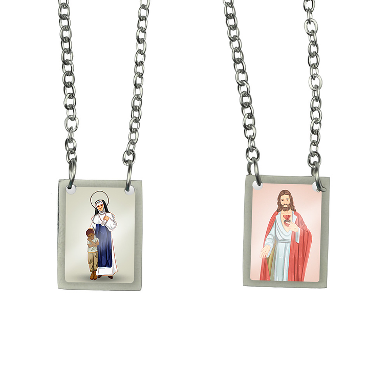 Escapulario de acero de Santa Dulce 1