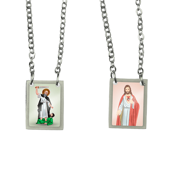 Saint Elijah Stainless Steel Scapular 1
