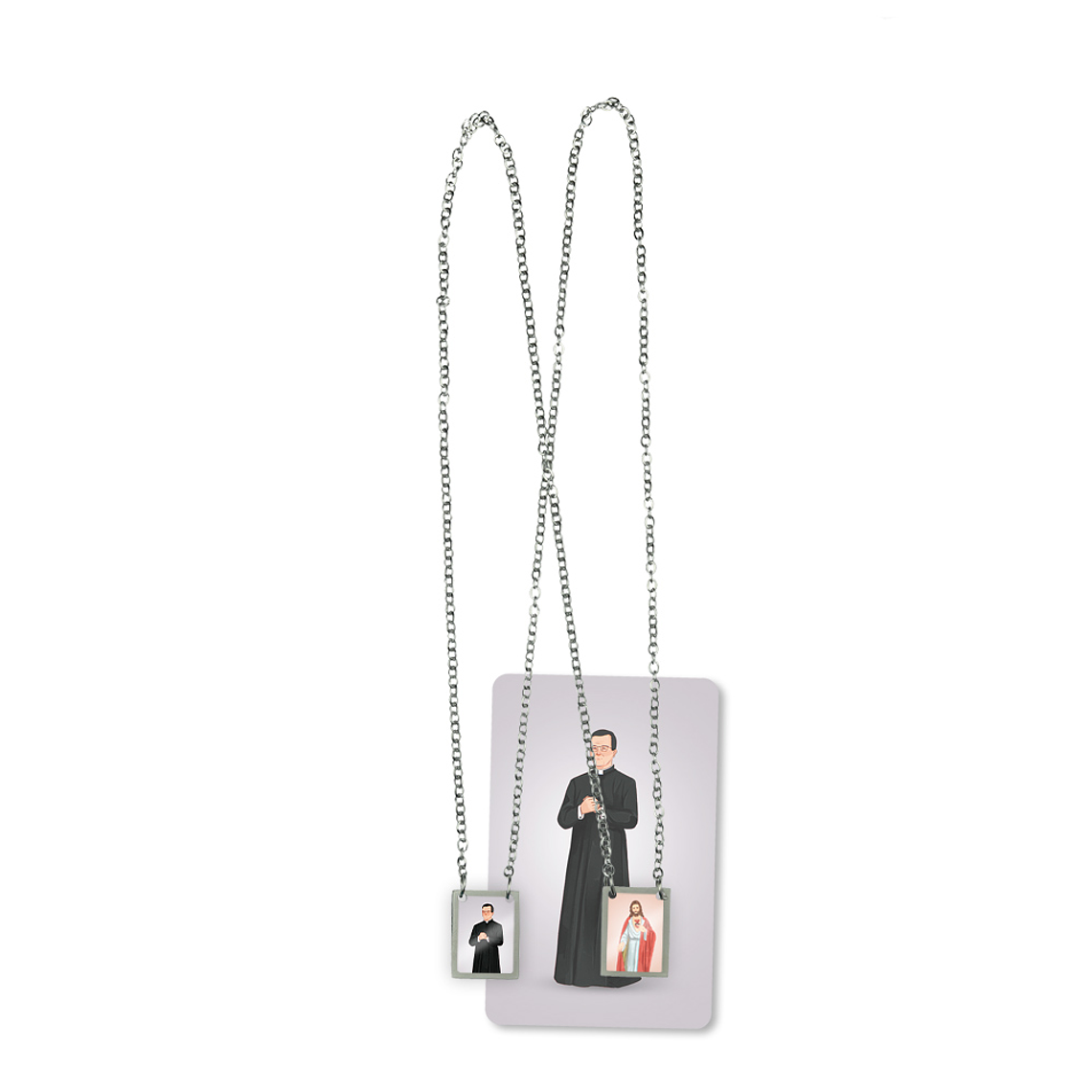 Saint Josemaría Escrivá Stainless Steel Scapular 2