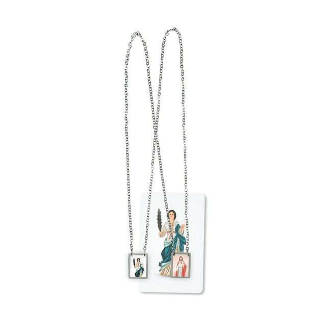 Saint Eulalia Stainless Steel Scapular 2
