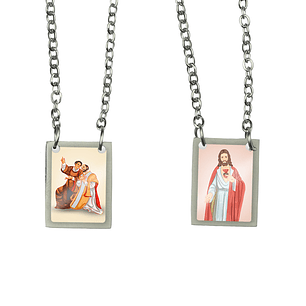 Scapulaire en acier de Saint Faustin et Saint Jovita