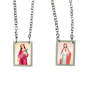 Saint Philomena Stainless Steel Scapular