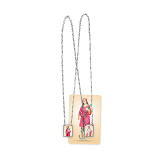 Saint Philomena Stainless Steel Scapular