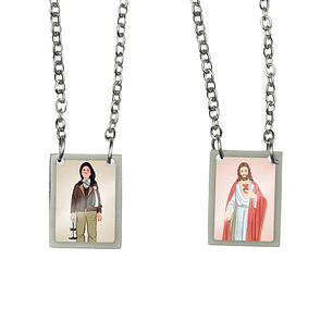 Escapulário de aço de São Francisco Marto