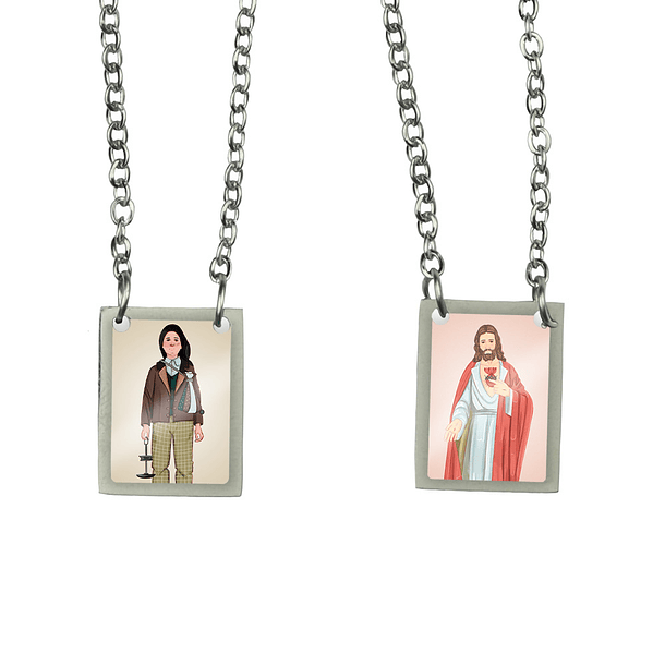 Escapulário de aço de São Francisco Marto 1