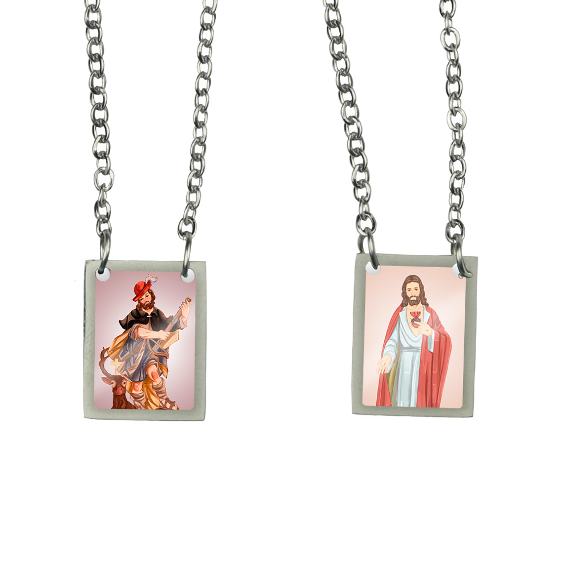 Escapulário de aço de Santo Humberto 1