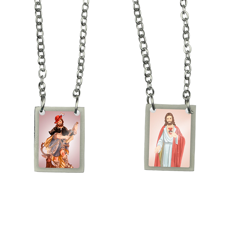 Escapulário de aço de Santo Humberto 1