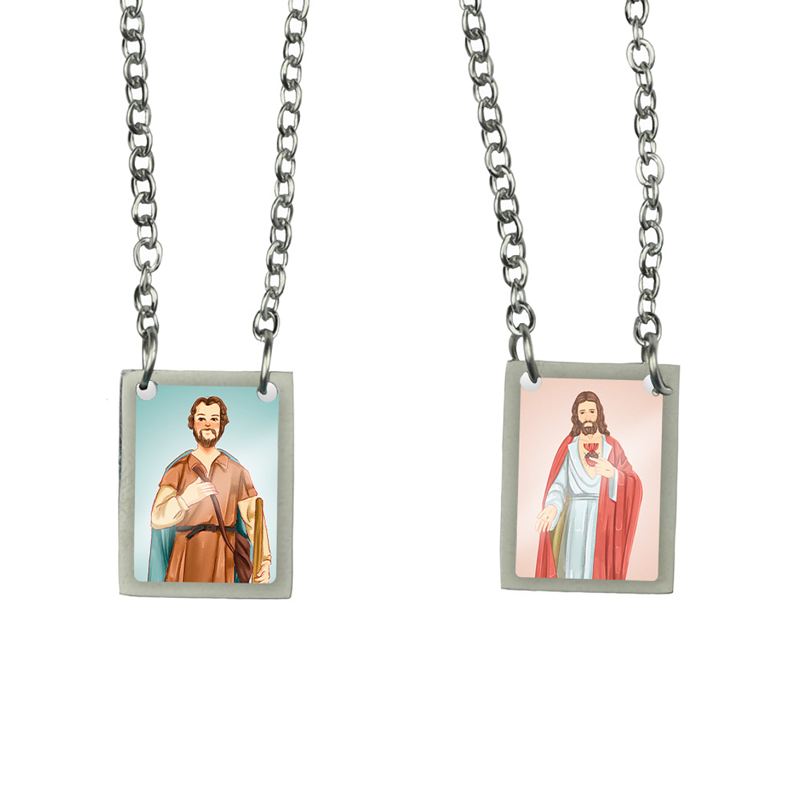 Scapulaire en acier de Saint Isidore 1