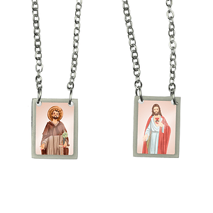 Saint Dominic Stainless Steel Scapular