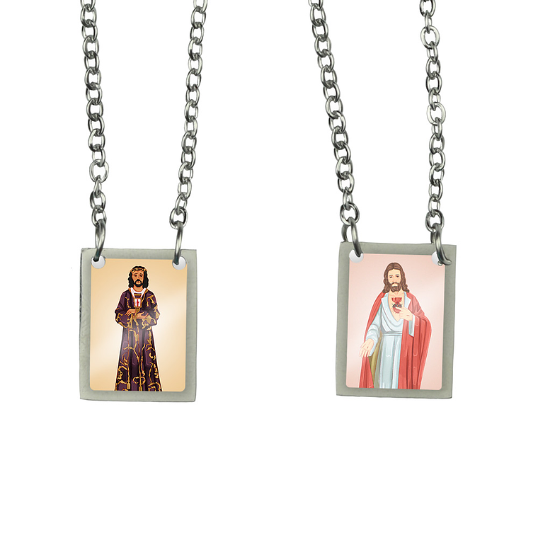 Scapolare in acciaio di Gesù di Medinaceli 1