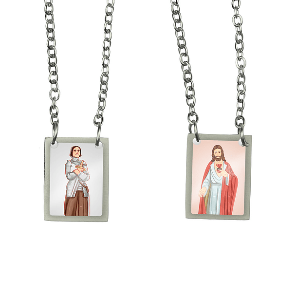 Scapulaire en acier de Sainte Jeanne d'Arc 1