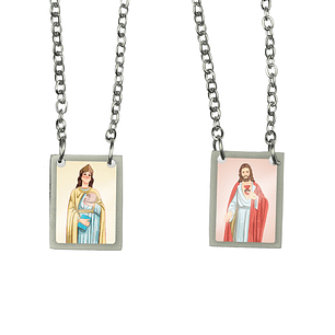 Saint Mary Magdalene Stainless Steel Scapular
