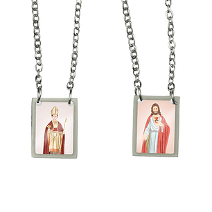 Saint Martial Stainless Steel Scapular