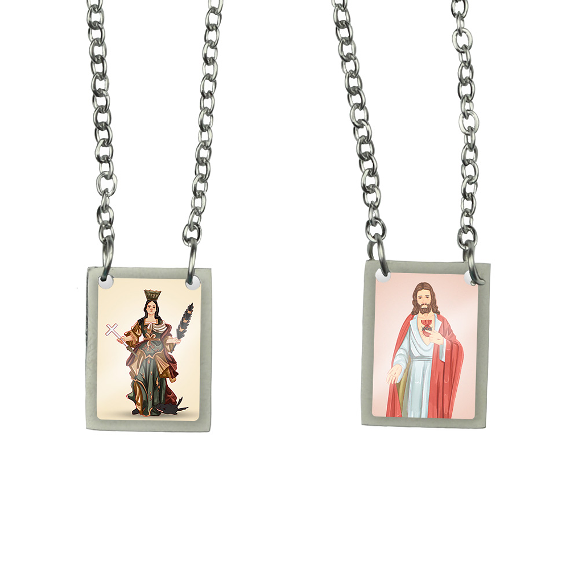 Escapulário de aço de Santa Marinha 1