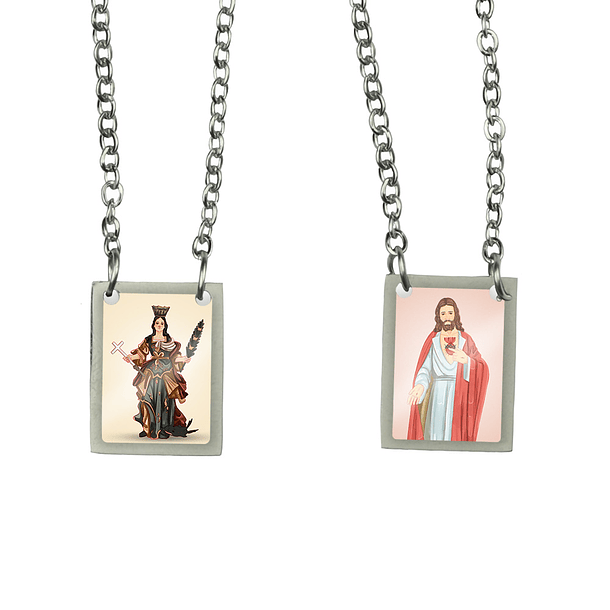 Escapulario de acero de Santa Marina 1