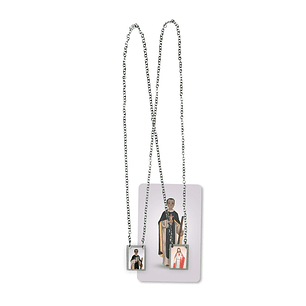 Saint Martin de Porres Stainless Steel Scapular