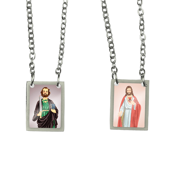 Saint Matthew Stainless Steel Scapular 1